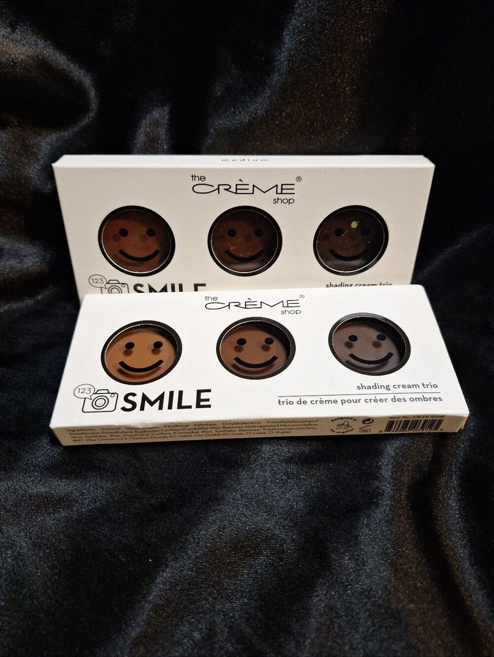 New The Creme Shop Smile Shading Cream Trio~Contour~Medium~Makeup